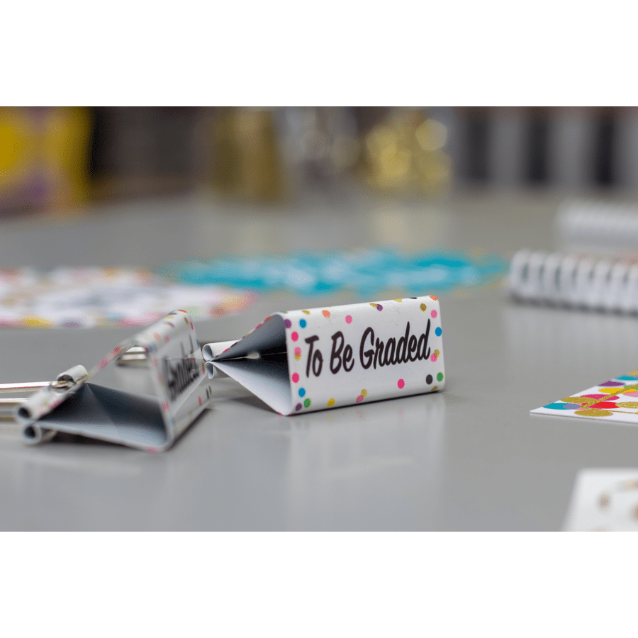 Confetti Classroom Management Large Binder Clips-Office Supplies-Tools 4 Teaching-Classroom Decor and More