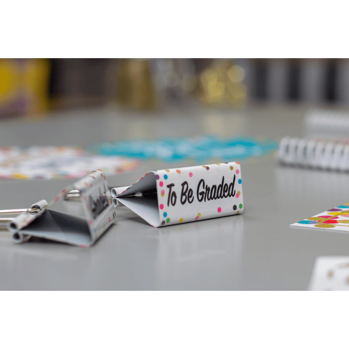 Confetti Classroom Management Large Binder Clips-Office Supplies-Tools 4 Teaching-Classroom Decor and More