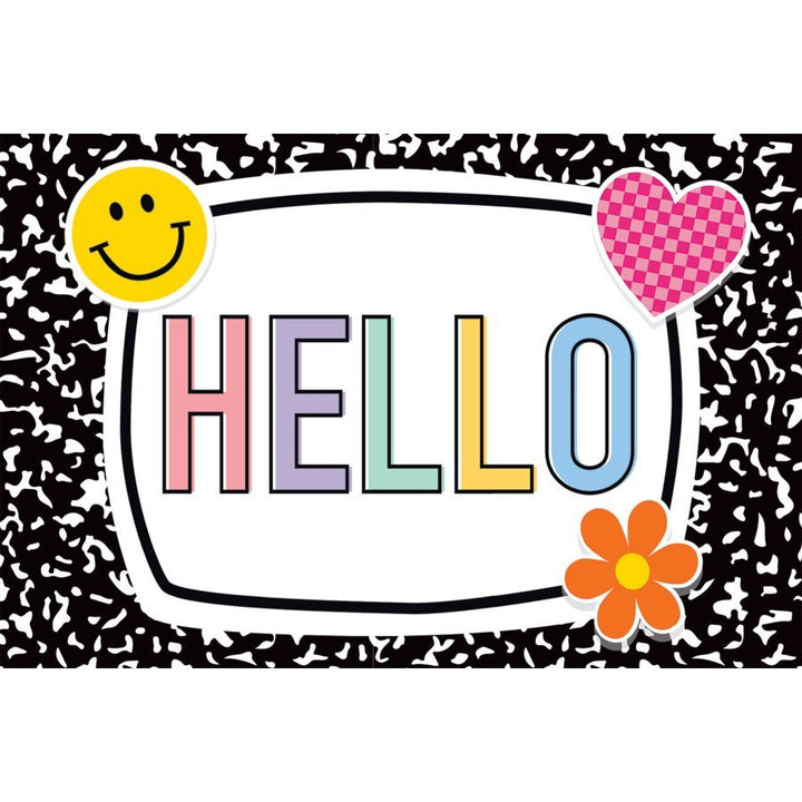 Cool for School Hello Postcards-Postcards-Tools 4 Teaching-Classroom Decor and More