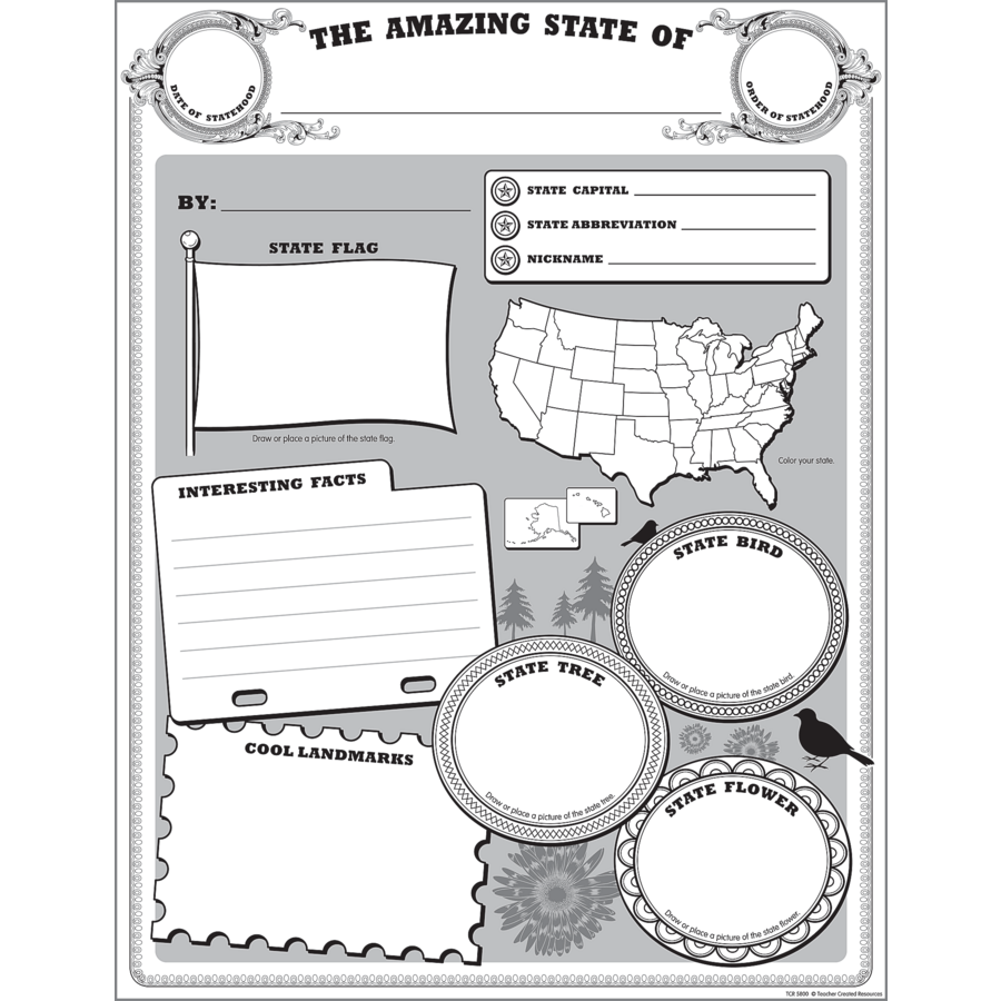 Amazing State Poster Pack-Classroom Essentials-Tools 4 Teaching-Classroom Decor and More
