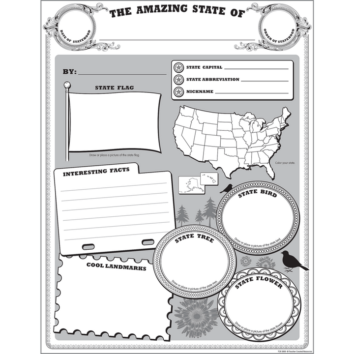 Amazing State Poster Pack-Classroom Essentials-Tools 4 Teaching-Classroom Decor and More