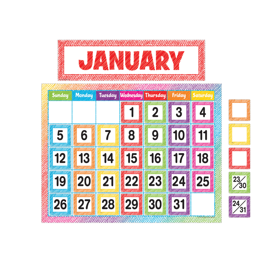 Scribble Monthly Headliners-Calendars-Tools 4 Teaching-Classroom Decor and More