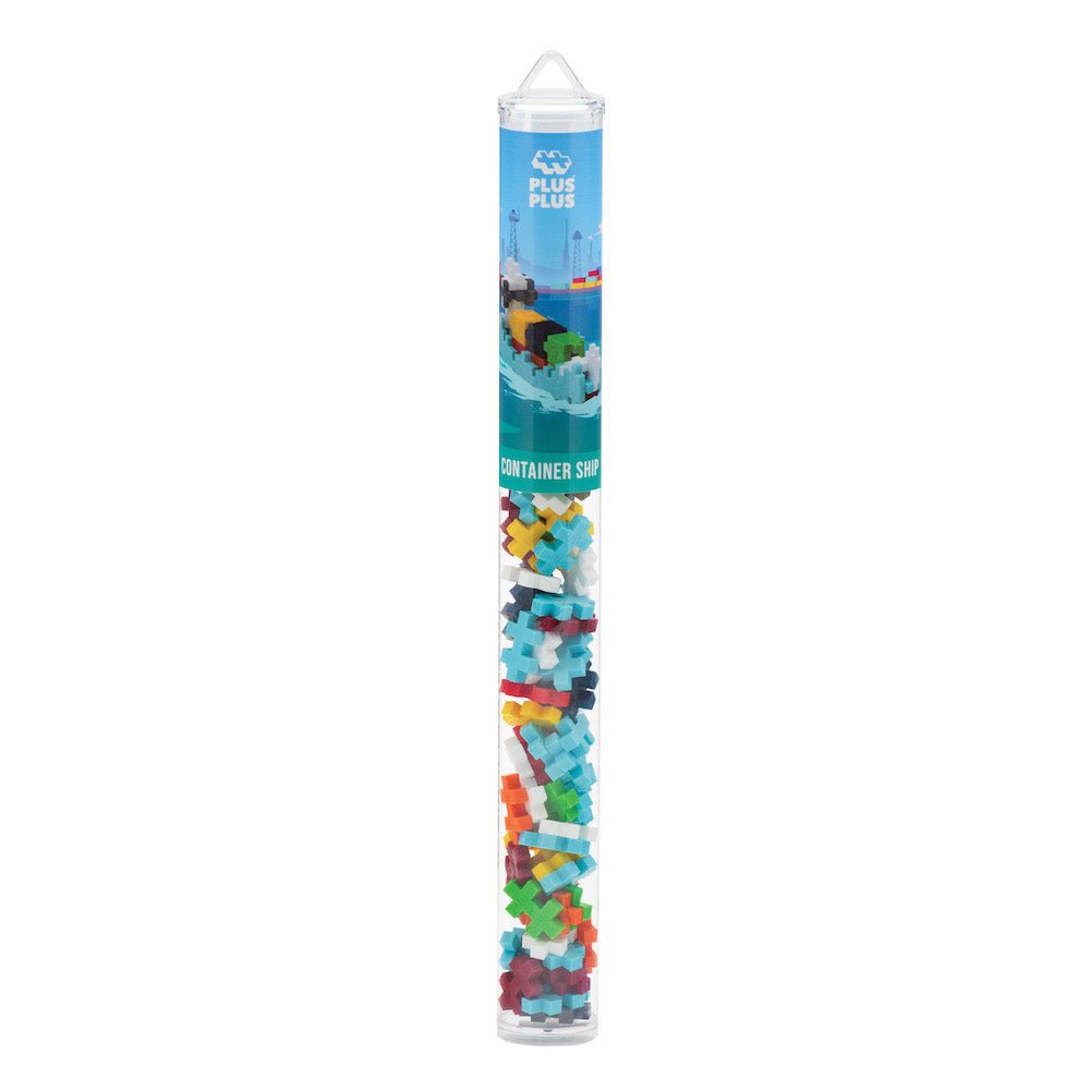 PLUS PLUS® Tube - 70 PC - Container Ship-Plus Plus-Tools 4 Teaching-Classroom Decor and More