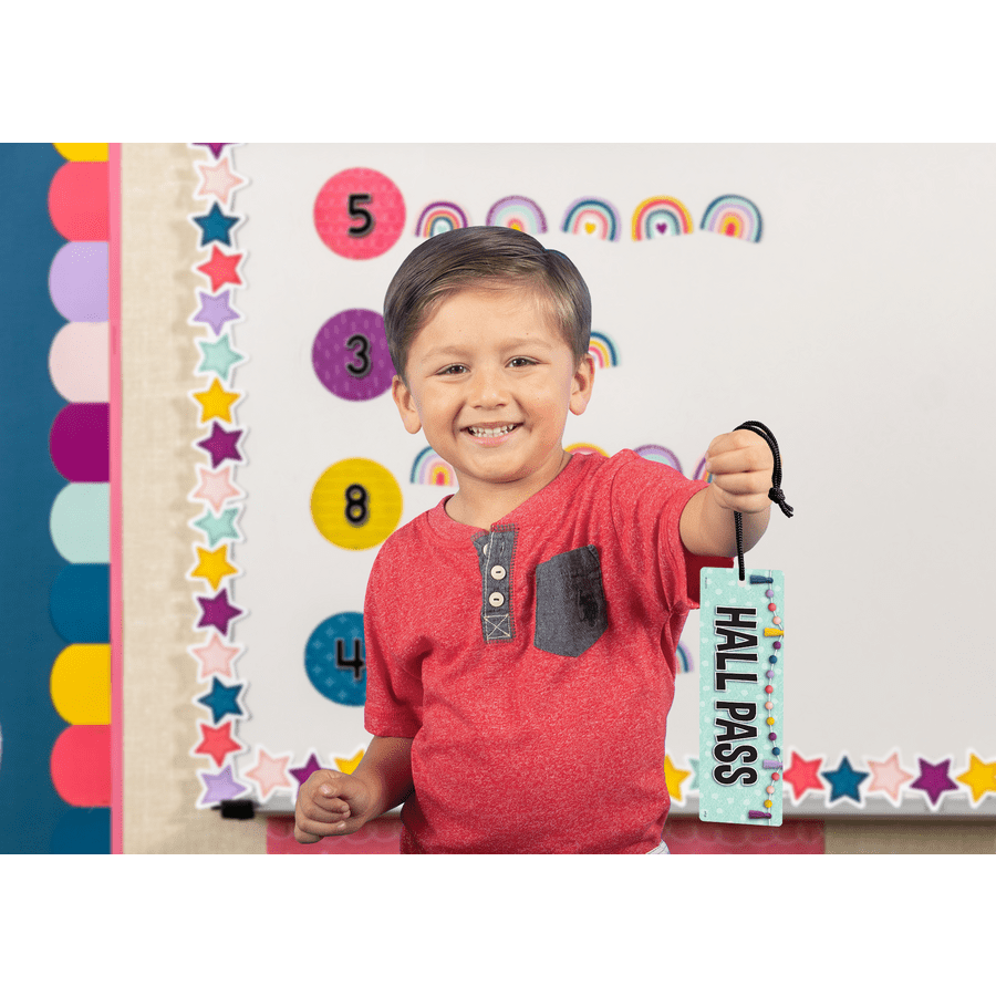 Oh Happy Day Magnetic Hall Pass-Hall Passes-Tools 4 Teaching-Classroom Decor and More