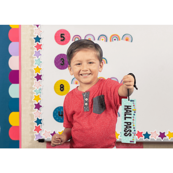 Oh Happy Day Magnetic Hall Pass-Hall Passes-Tools 4 Teaching-Classroom Decor and More