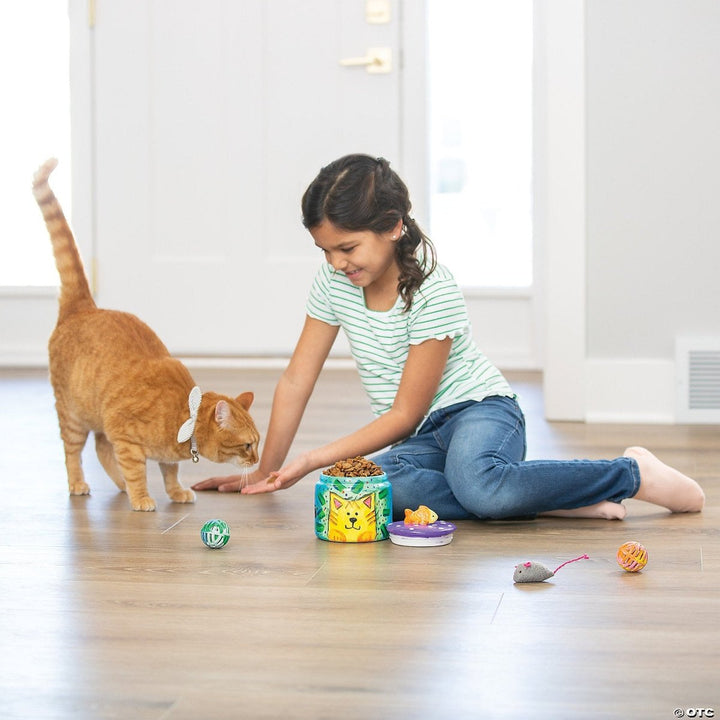 *Paint Your Own Porcelain: Cat Treat Jar-Craft Activity-Tools 4 Teaching-Classroom Decor and More