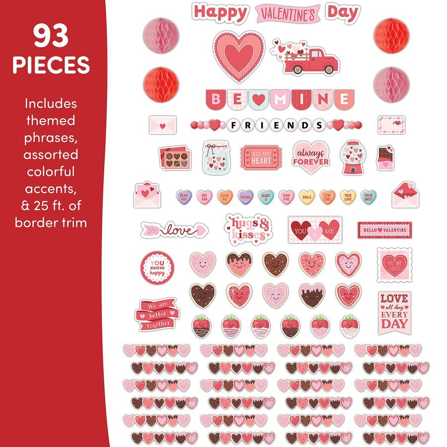Valentine's Day Create and Decorate Quick Kit-Tools 4 Teaching-Classroom Decor and More