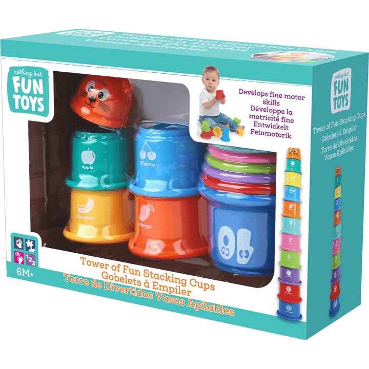 Tower of Fun Stacking Cups-Baby & Toddler-Tools 4 Teaching-Classroom Decor and More
