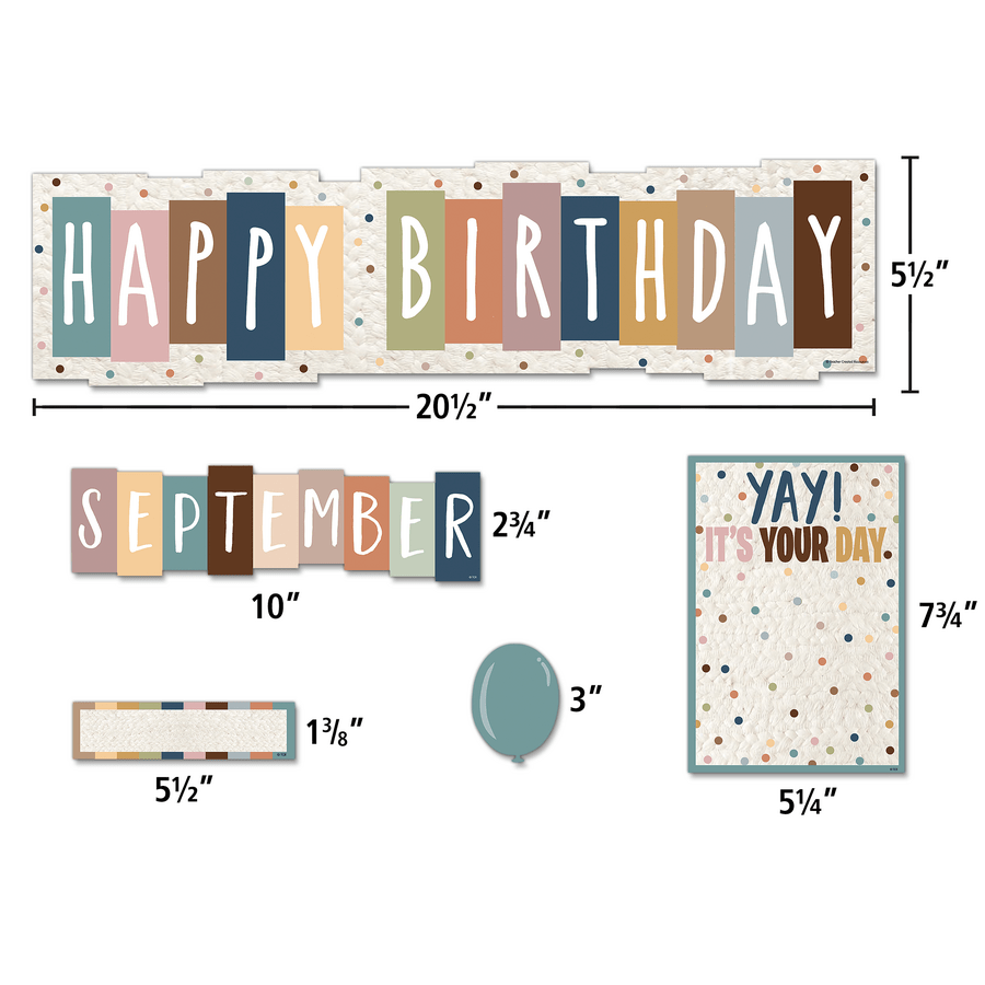 Everyone is Welcome Happy Birthday Mini Bulletin Board-Mini Bulletin Boards-Tools 4 Teaching-Classroom Decor and More