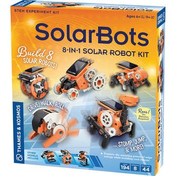 SolarBots: 8-in-1 Robot Kit-Science & STEM-Tools 4 Teaching-Classroom Decor and More