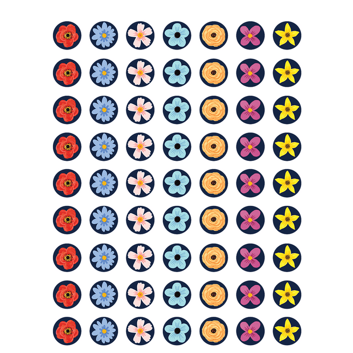 Wildflowers Mini Stickers-Stickers-Tools 4 Teaching-Classroom Decor and More