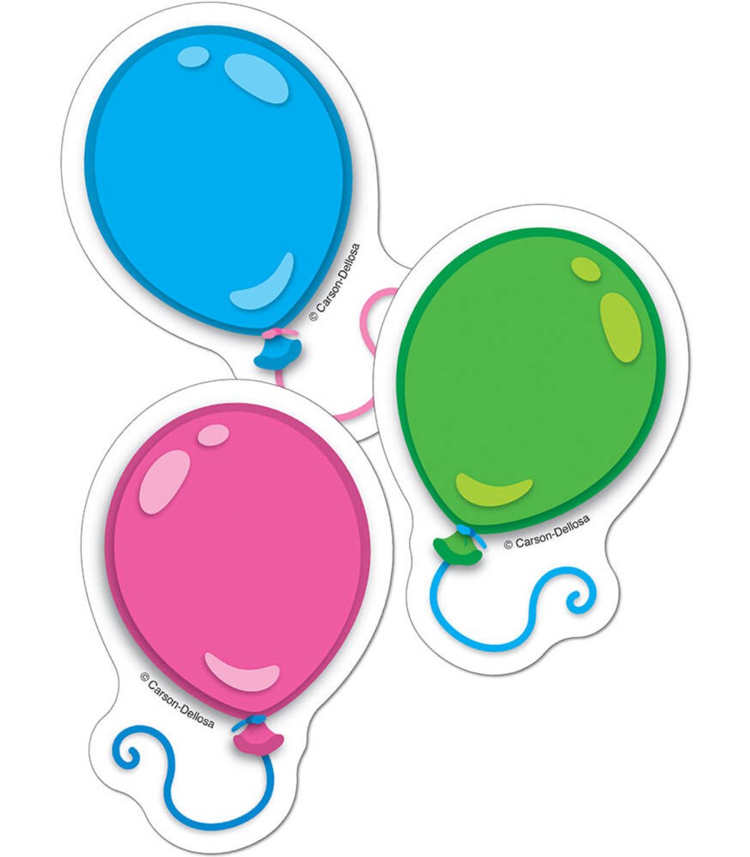 Balloons Mini Cutouts - Tools 4 Teaching