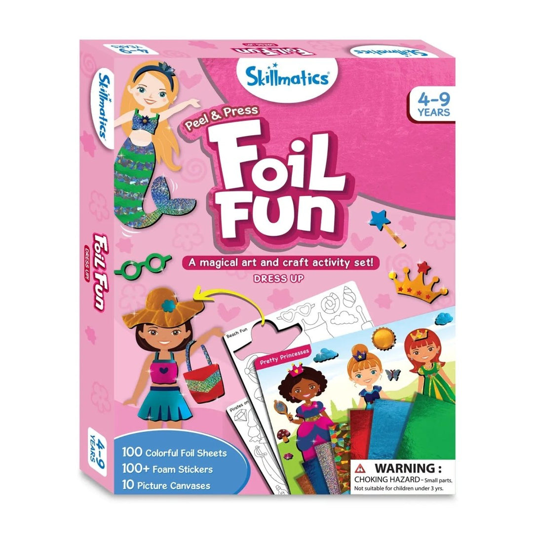 Foil Fun: Dress up! | No Mess Art Kit (ages 4-9)-Craft Activity-Tools 4 Teaching-Classroom Decor and More