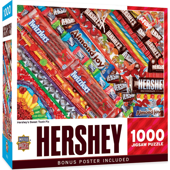 Hershey's Sweet Tooth Fix - 1000 Piece Jigsaw Puzzle-Puzzles-Tools 4 Teaching-Classroom Decor and More
