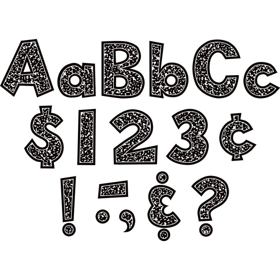 Composition 4" Fun Font Letters Combo Pack-Letters-Tools 4 Teaching-Classroom Decor and More