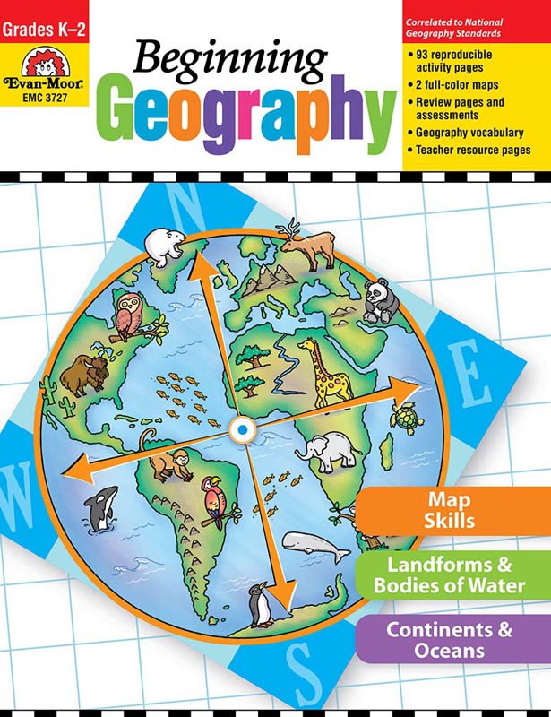 Beginning Geography Grades K-2-Social Studies Books-Tools 4 Teaching-Classroom Decor and More