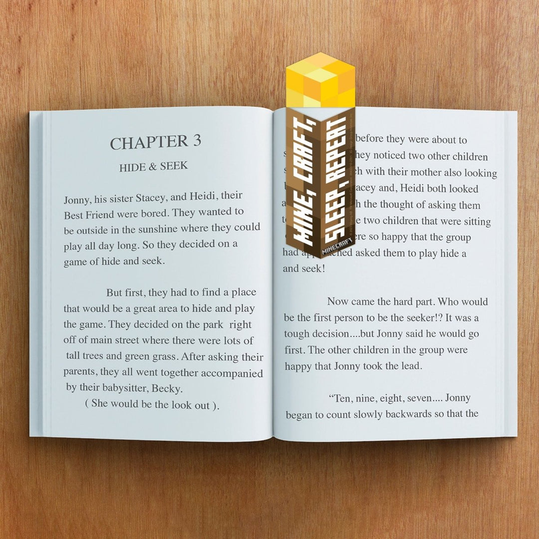 Minecraft Bookmark-Bookmarks-Tools 4 Teaching-Classroom Decor and More