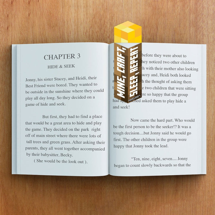 Minecraft Bookmark-Bookmarks-Tools 4 Teaching-Classroom Decor and More