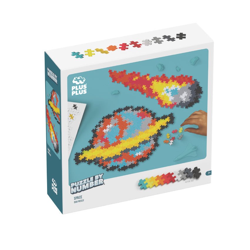 PLUS PLUS® Puzzle by Number® - 500 PC - Space-Plus Plus-Tools 4 Teaching-Classroom Decor and More