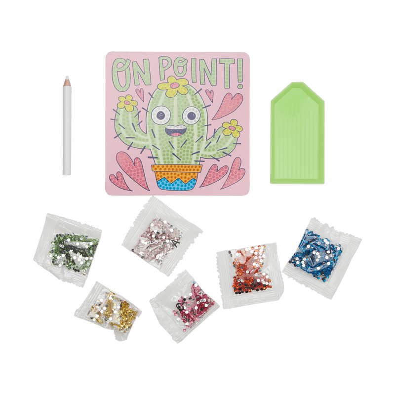 Razzle Dazzle DIY Gem Art Kit - Cheery Cactus-Craft Activity-Tools 4 Teaching-Classroom Decor and More