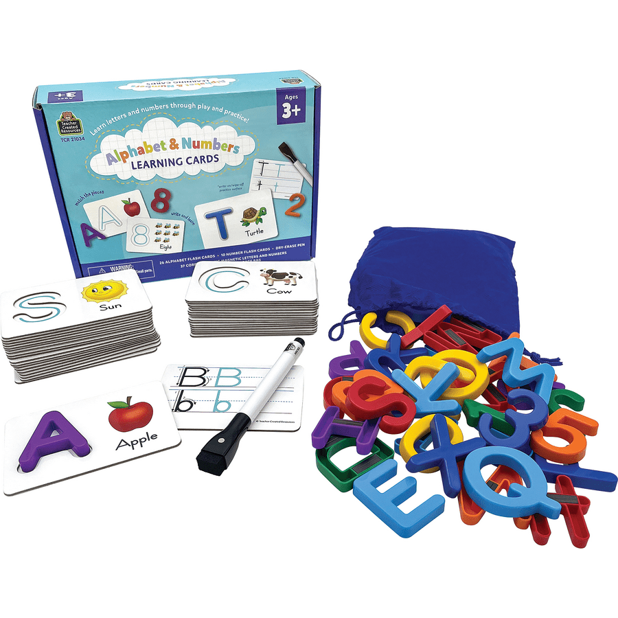 Alphabet & Numbers Learning Cards-Subjects - Reading - Alphabet-Tools 4 Teaching-Classroom Decor and More