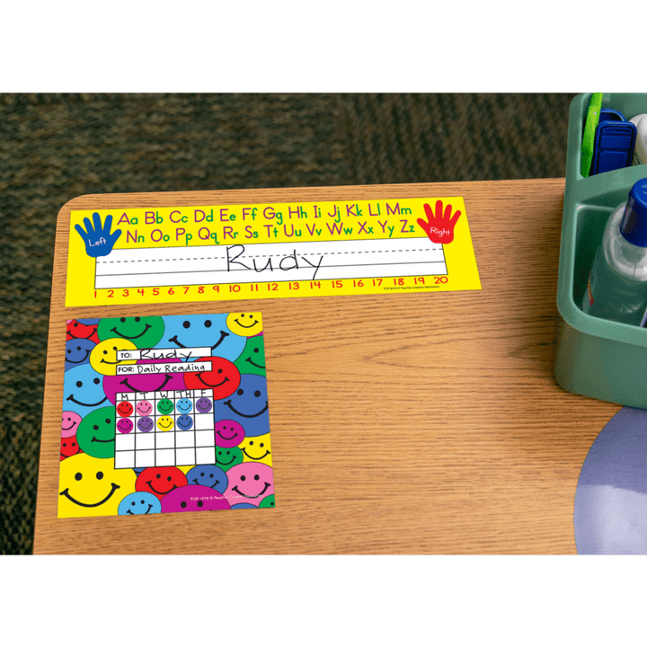 Left/Right Alphabet Flat Name Plates-Nameplates & Name Tags-Tools 4 Teaching-Classroom Decor and More