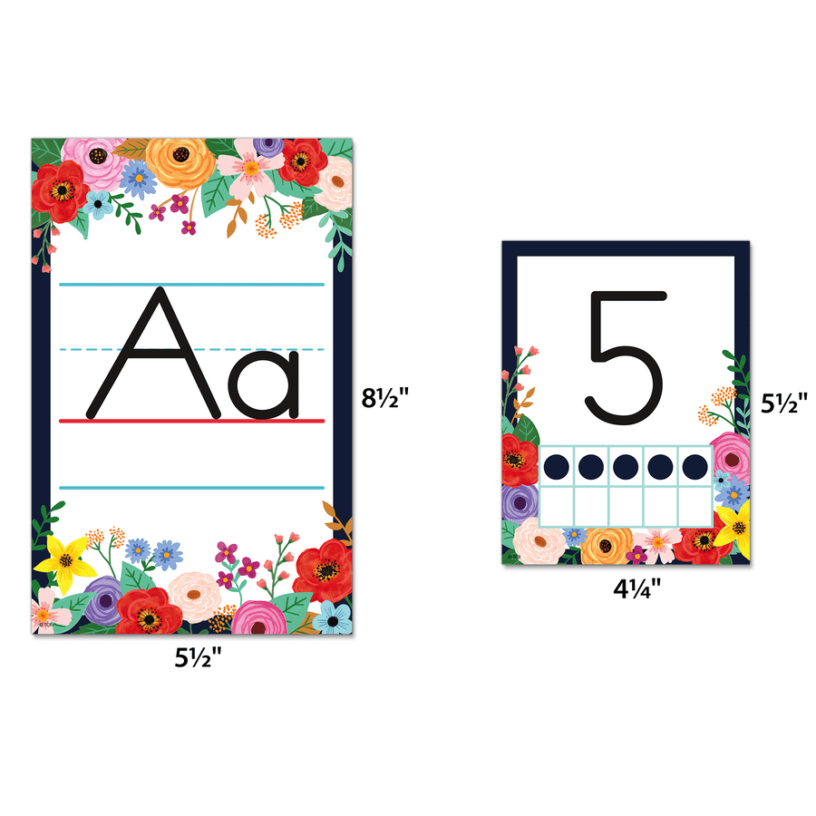 Wildflowers Alphabet Bulletin Board-Bulletin Board Sets-Tools 4 Teaching-Classroom Decor and More