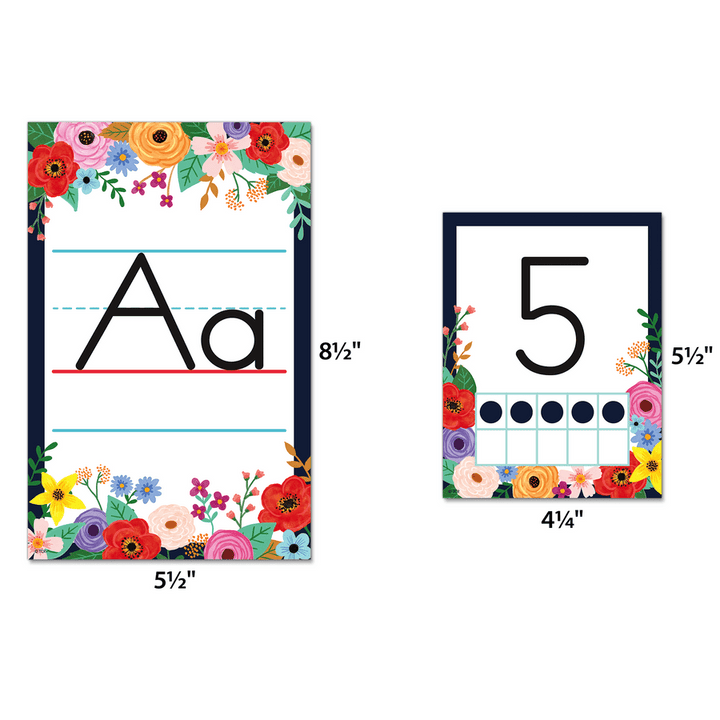 Wildflowers Alphabet Bulletin Board-Bulletin Board Sets-Tools 4 Teaching-Classroom Decor and More