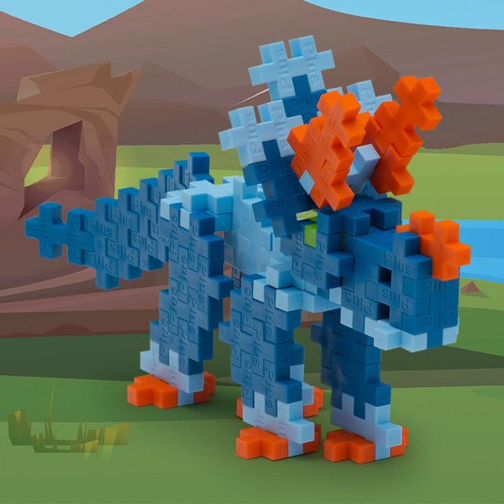 PLUS PLUS® Tube - 70 PC - Triceratops-Plus Plus-Tools 4 Teaching-Classroom Decor and More