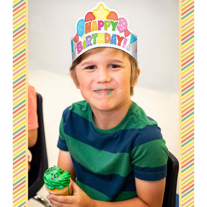 Classroom Happy Birthday Crowns Grade PK-2-Birthday-Tools 4 Teaching-Classroom Decor and More