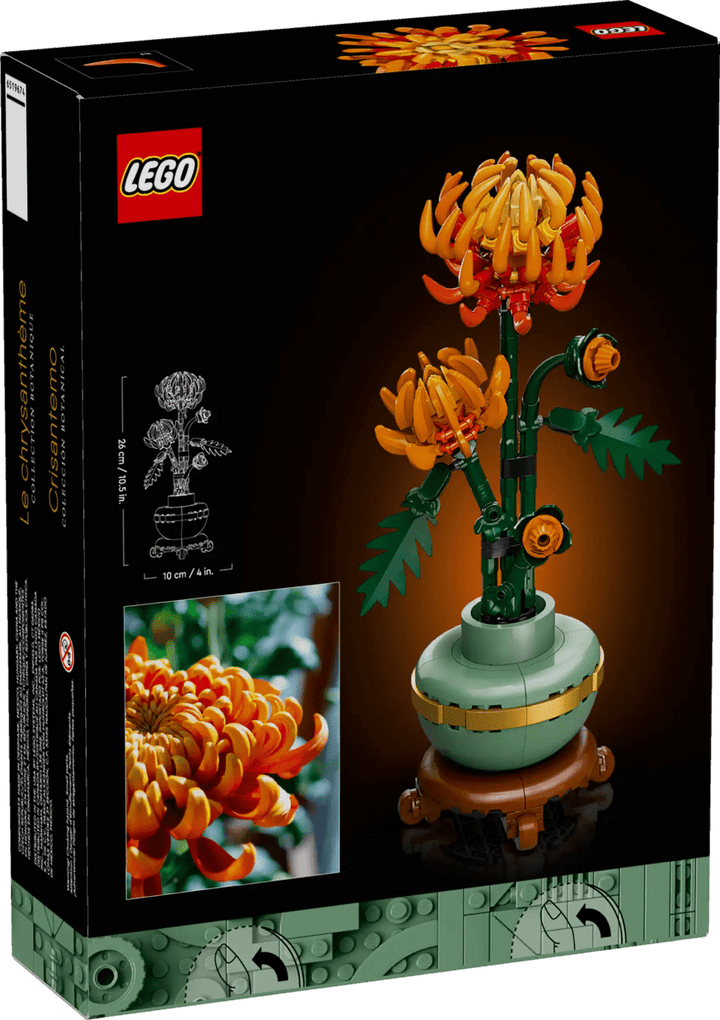 LEGO® Botanicals Chrysanthemum Flower Decor Building Set for Adults-LEGO-Tools 4 Teaching-Classroom Decor and More