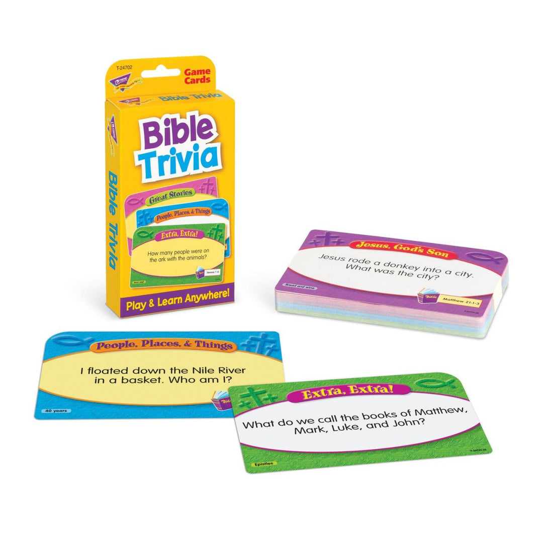 Bible Trivia Challenge Cards®-Religious-Tools 4 Teaching-Classroom Decor and More
