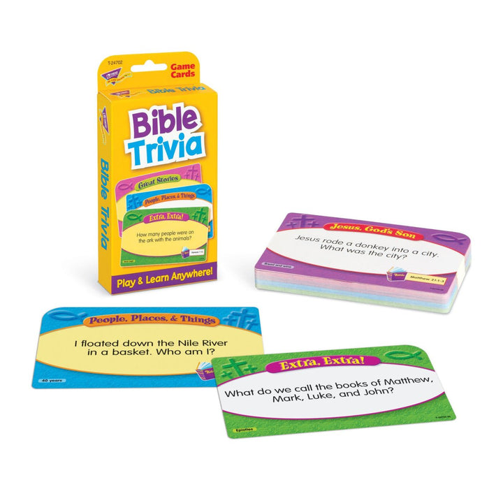 Bible Trivia Challenge Cards®-Religious-Tools 4 Teaching-Classroom Decor and More