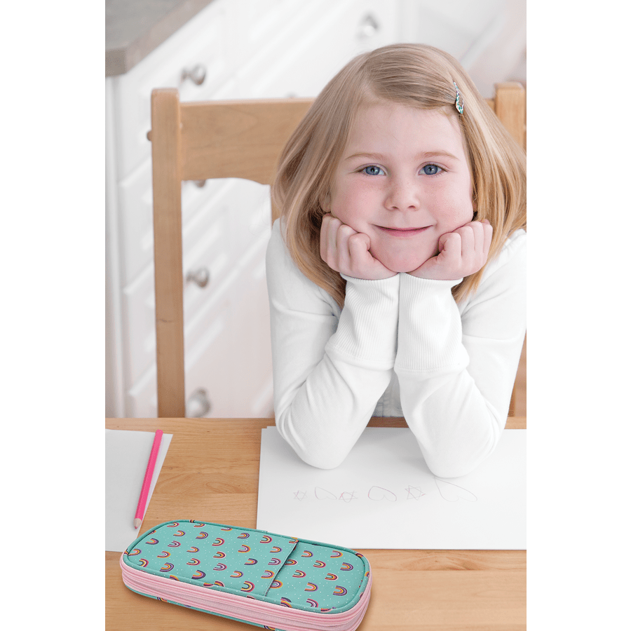 Oh Happy Day Rainbows Pencil Case-Classroom Essentials-Tools 4 Teaching-Classroom Decor and More