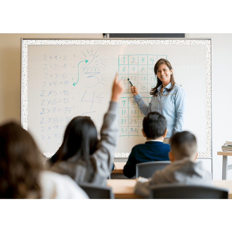 Everyone is Welcome Painted Dots Magnetic Border-Magnetic-Tools 4 Teaching-Classroom Decor and More