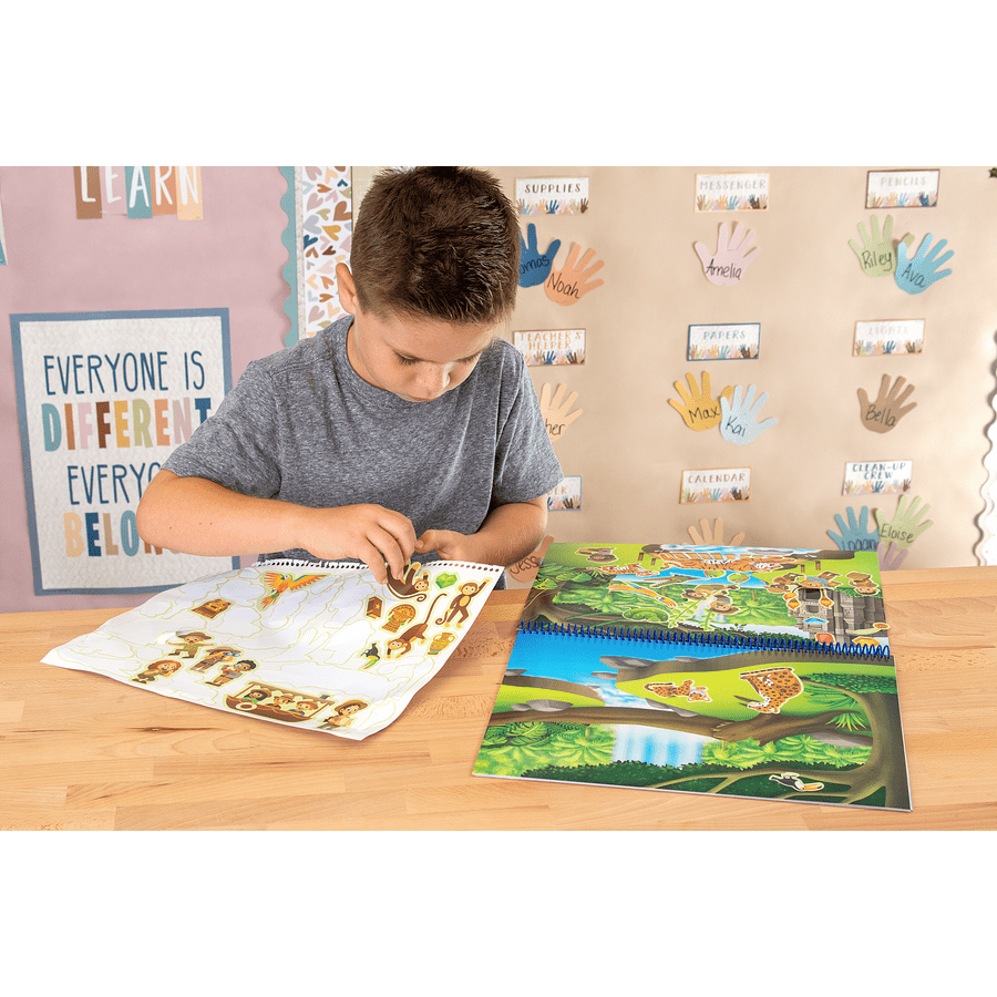 Amazing Adventures Reusable Sticker Pad-Activity Pads-Tools 4 Teaching-Classroom Decor and More