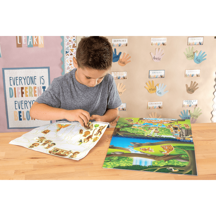 Amazing Adventures Reusable Sticker Pad-Activity Pads-Tools 4 Teaching-Classroom Decor and More