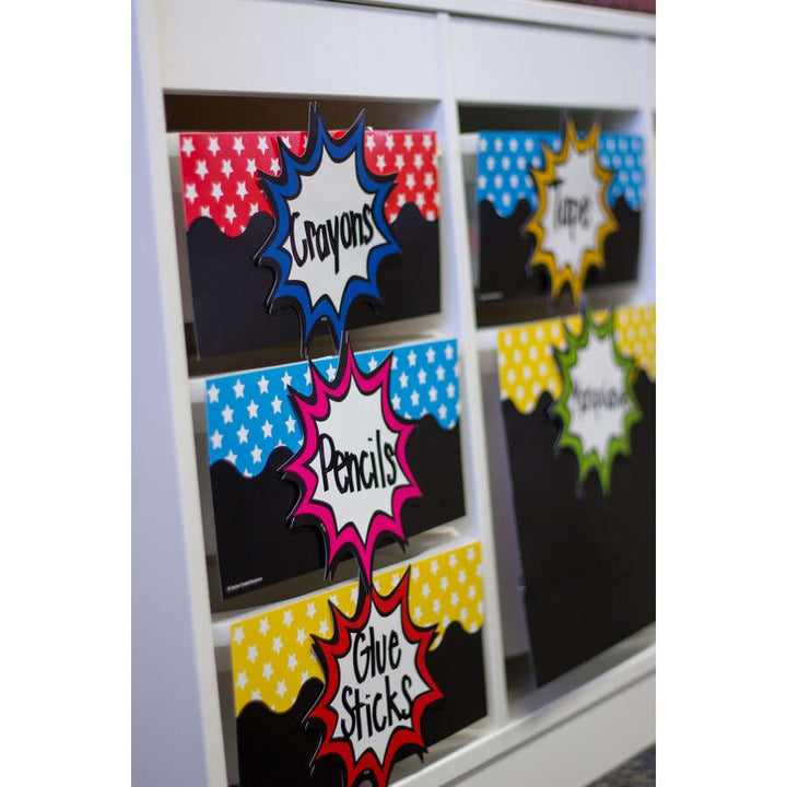 Superhero Bursts Accents-Accents-Tools 4 Teaching-Classroom Decor and More