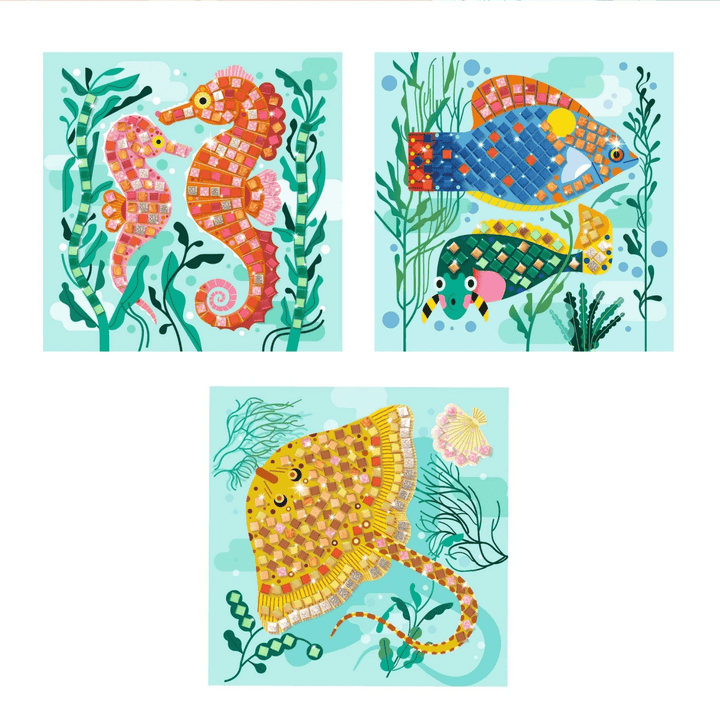 Caribbean Mosaic Collage Craft Kit-Craft Activity-Tools 4 Teaching-Classroom Decor and More