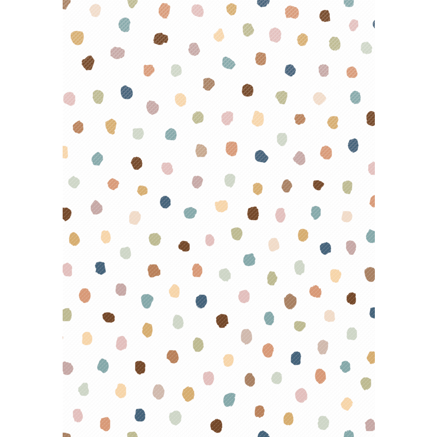 Better Than Paper® Bulletin Board Roll: Everyone is Welcome Painted Dots-Bulletin Board Paper - Better Than Paper-Tools 4 Teaching-Classroom Decor and More
