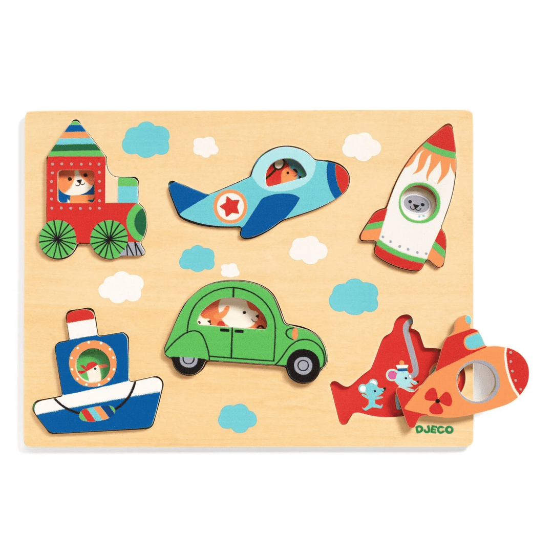 *Coucou-Vroum Wooden Puzzle-Puzzles-Tools 4 Teaching-Classroom Decor and More