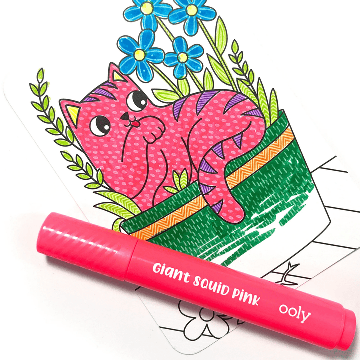 Undercover Art Hidden Pattern Coloring Activity Art Cards - Smitten Kittens-Activity Pads-Tools 4 Teaching-Classroom Decor and More