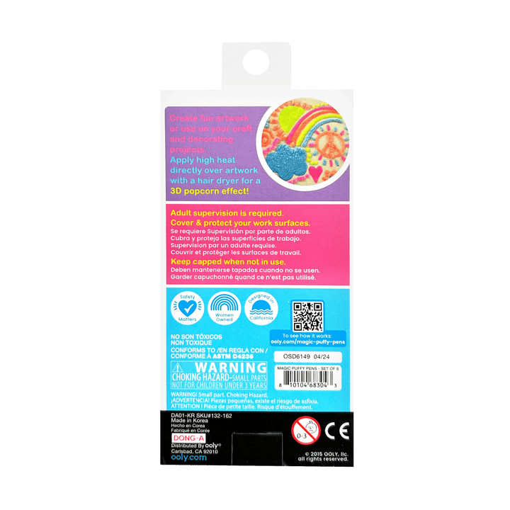 Magic Puffy Pens-Craft Activity-Tools 4 Teaching-Classroom Decor and More