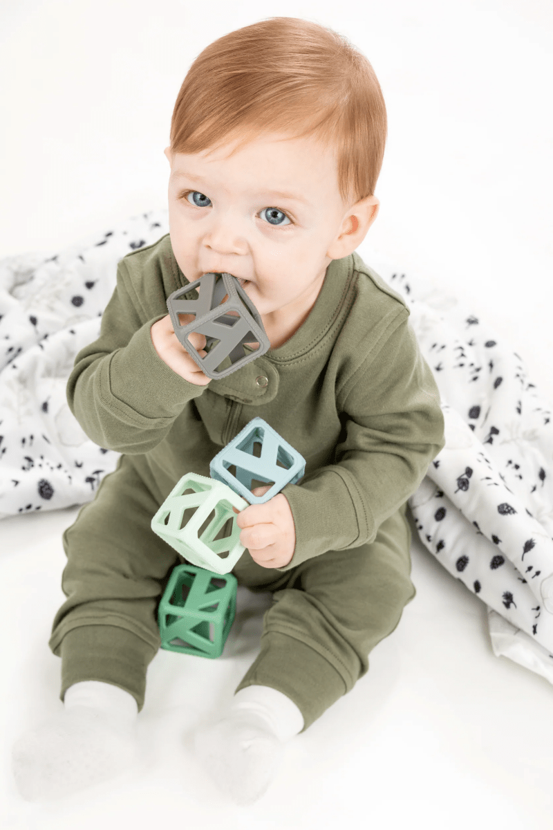 Stack N Chew - Mini Cubes - Earthy-Baby & Toddler-Tools 4 Teaching-Classroom Decor and More