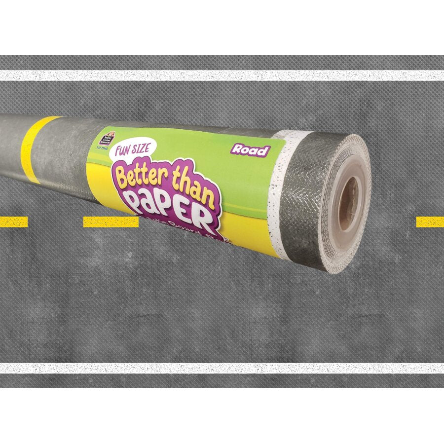 Better Than Paper® Bulletin Board Roll: Fun Size Road-Bulletin Board Paper - Better Than Paper-Tools 4 Teaching-Classroom Decor and More