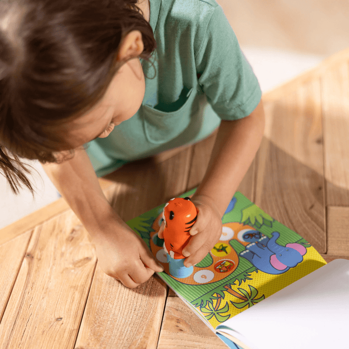 Sticker WOW!® Activity Pad & Sticker Stamper - Tiger-Activity Pads-Tools 4 Teaching-Classroom Decor and More