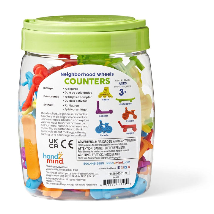 Neighborhood Wheels Counters-Numbers, Counting & Sorting-Tools 4 Teaching-Classroom Decor and More