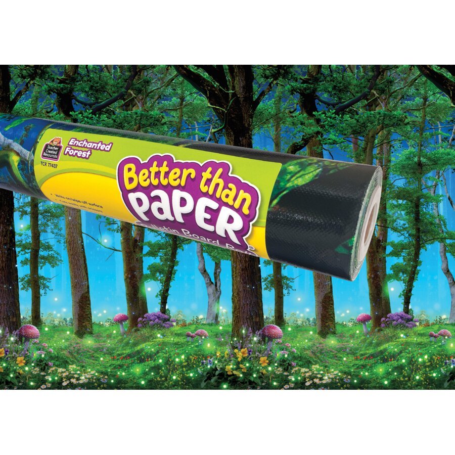 Better Than Paper® Bulletin Board Roll: Enchanted Forest-Bulletin Board Paper - Better Than Paper-Tools 4 Teaching-Classroom Decor and More