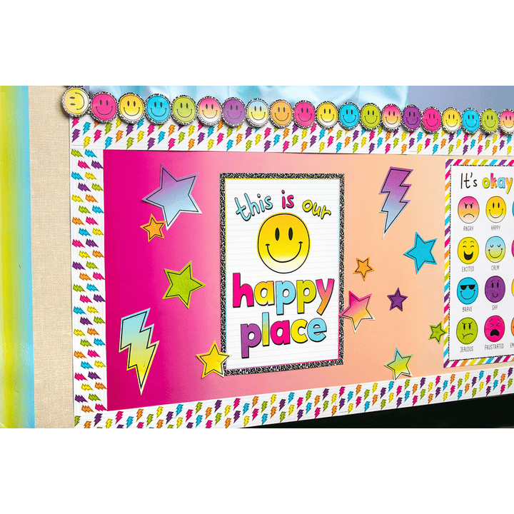 Brights 4Ever Lightning Bolts Straight Border Trim-Borders-Tools 4 Teaching-Classroom Decor and More