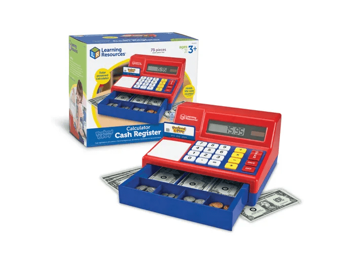 Pretend & Play® Calculator Cash Register-Time & Money-Tools 4 Teaching-Classroom Decor and More